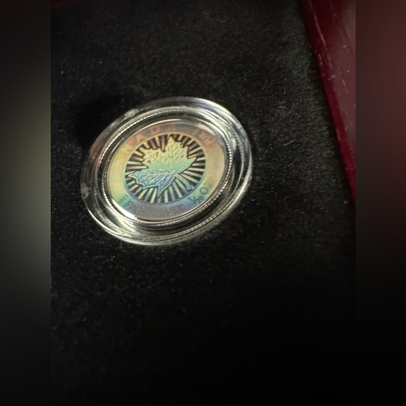 2003 Canada .9999 Fine Silver Maple Leaf Hologram 5 Coin Set w/COA, 1.92 ounces - Picture 7 of 10